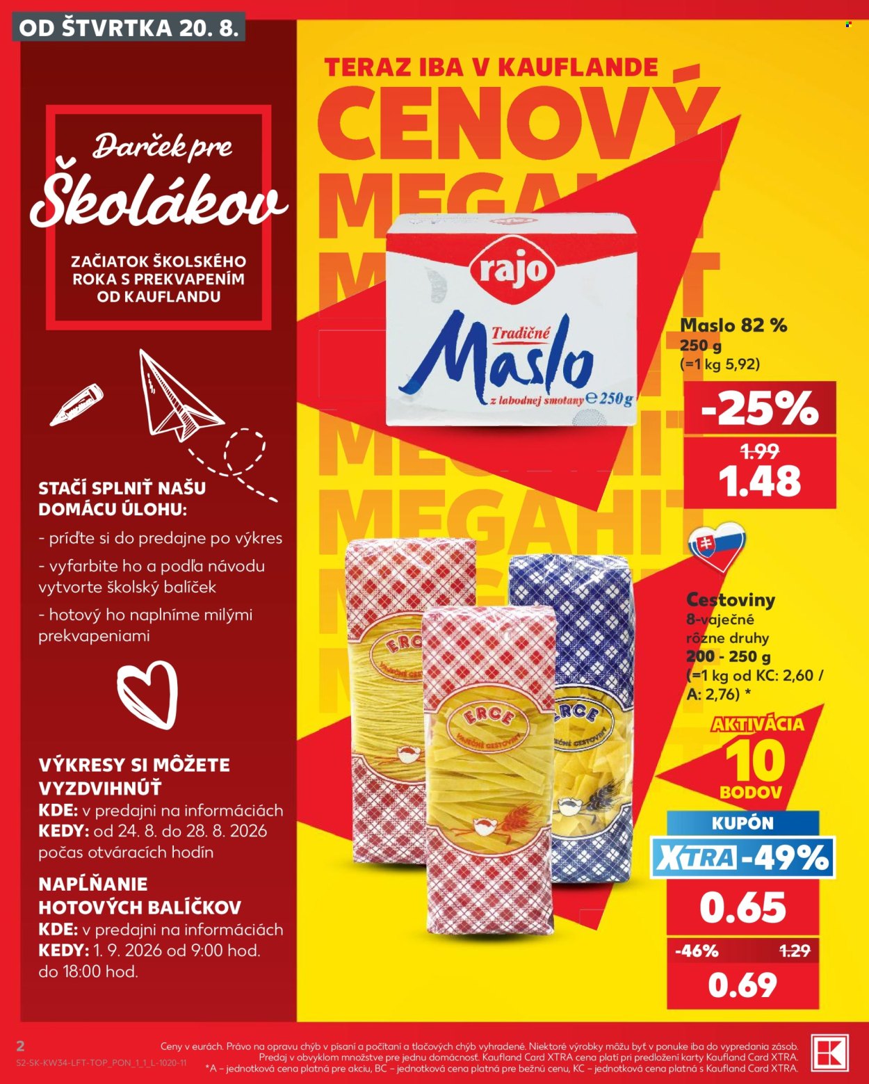 Leták Kaufland - 20.8.2026 - 26.8.2026. Strana 2