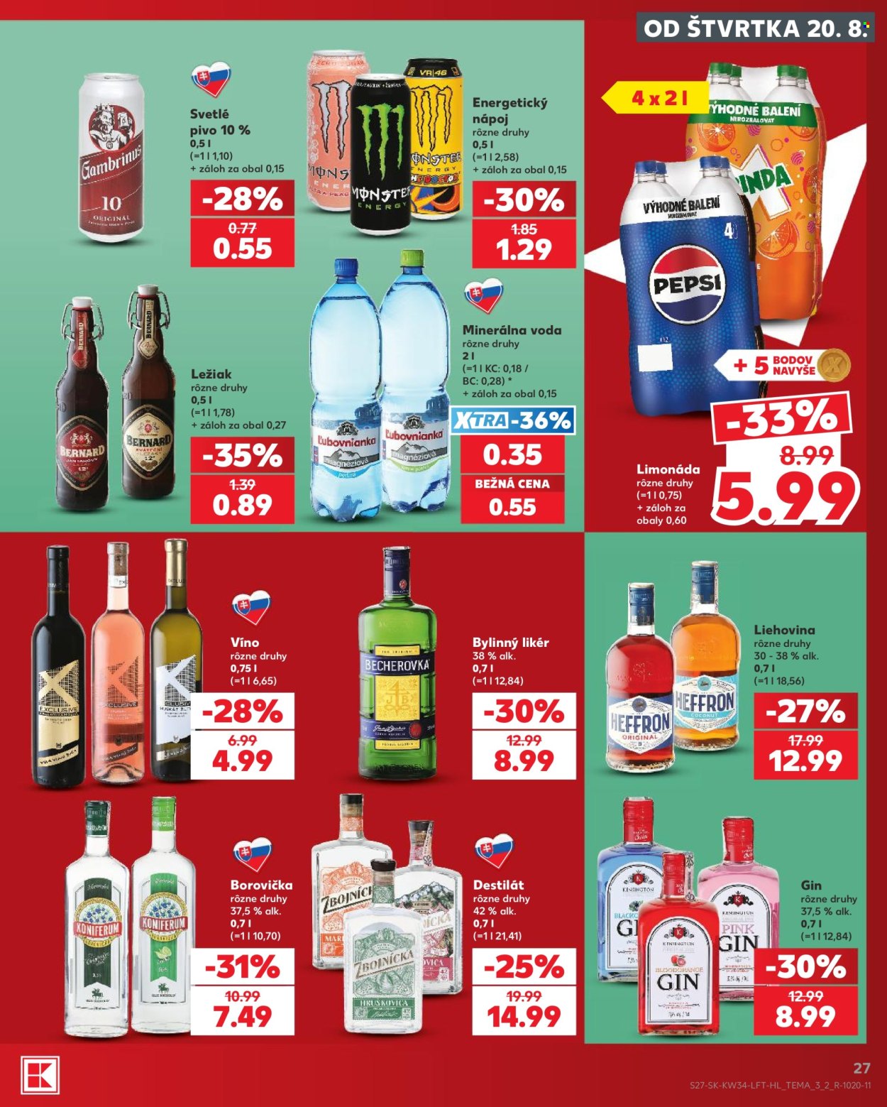 Leták Kaufland - 20.8.2026 - 26.8.2026. Strana 27