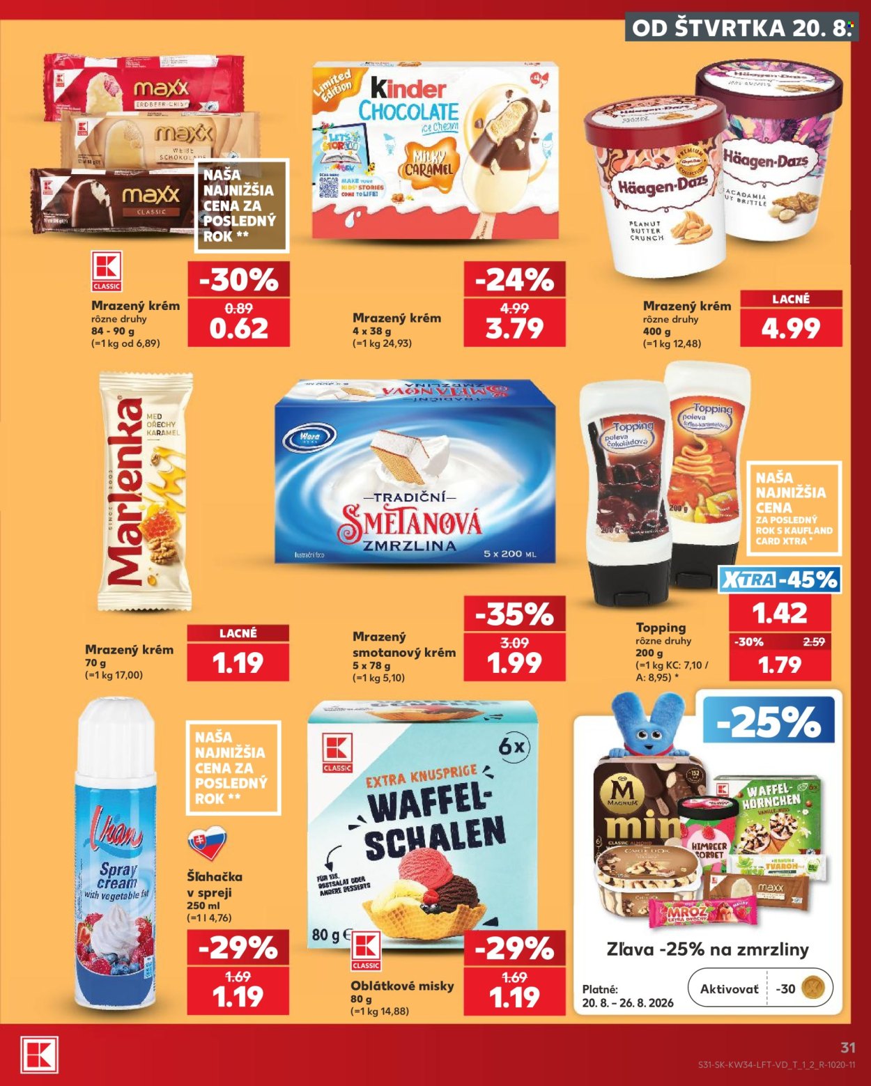 Leták Kaufland - 20.8.2026 - 26.8.2026. Strana 31