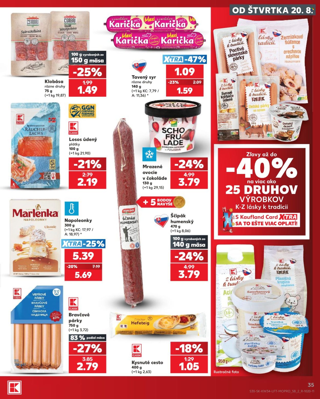 Leták Kaufland - 20.8.2026 - 26.8.2026. Strana 35