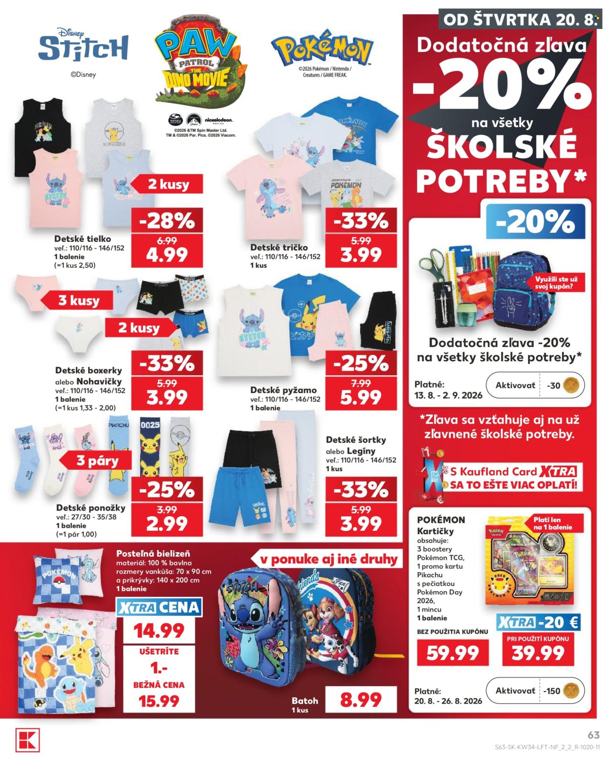 Leták Kaufland - 20.8.2026 - 26.8.2026. Strana 63