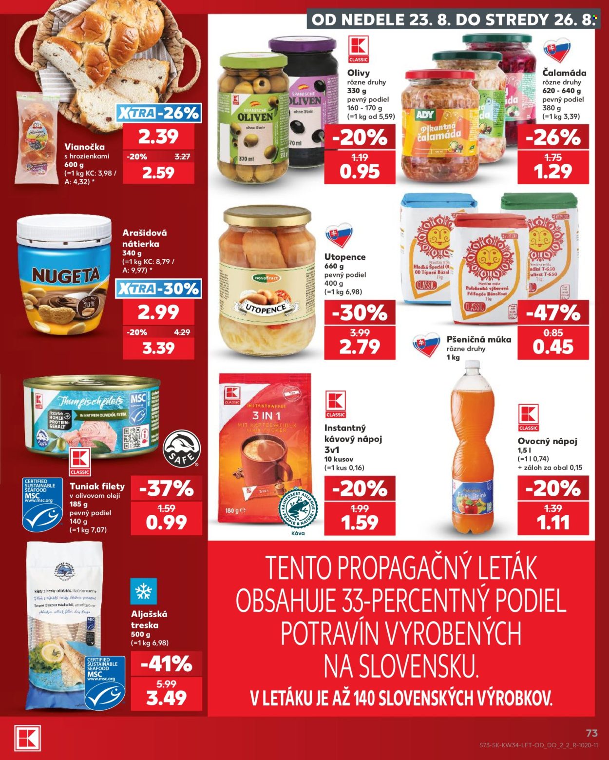 Leták Kaufland - 20.8.2026 - 26.8.2026. Strana 73