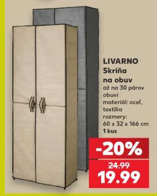 LIVARNO Skriňa na obuv