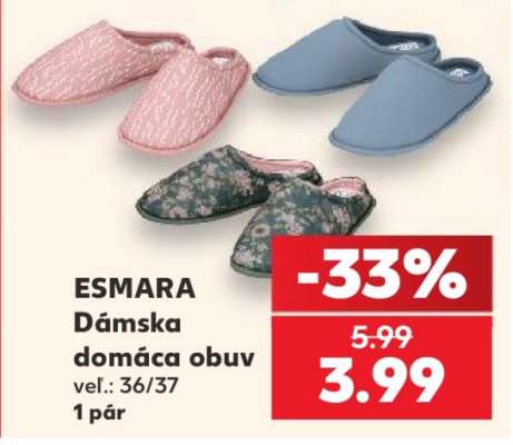 ESMARA Dámska domáca obuv
