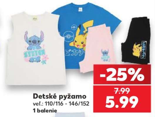Detské pyžamo