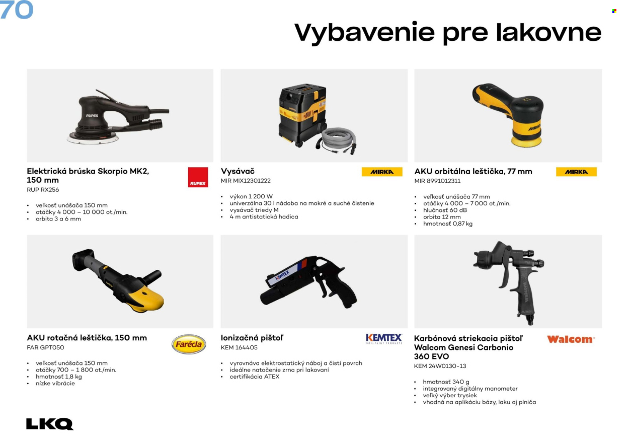 Leták LKQ. Strana 70