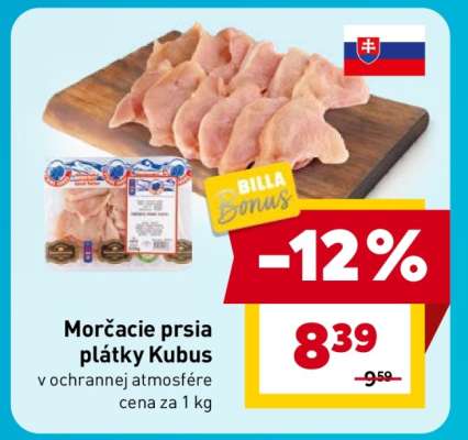 Morčacie prsia plátky Kubus