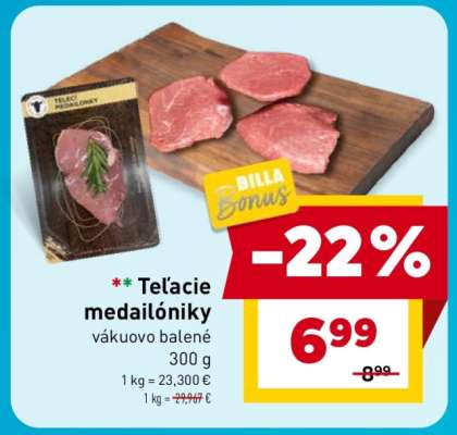 Teľacie medailóniky