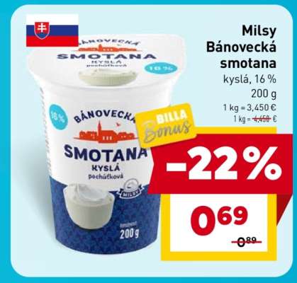 Milsy Bánovecká smotana