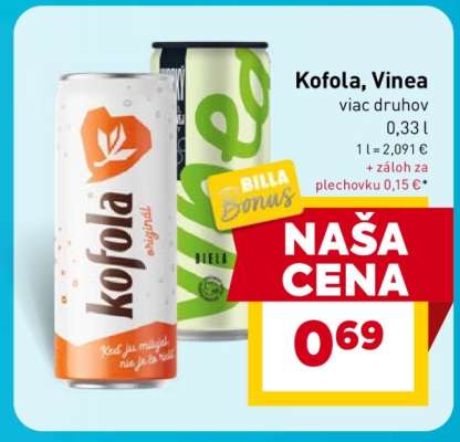 Kofola, Vinea