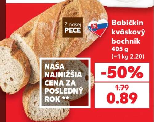 Babičkin kváskový bochník 405 g