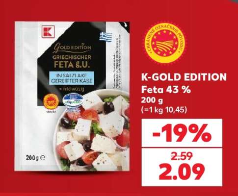K-GOLD EDITION Feta 43 %