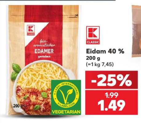 Eidam 40 %