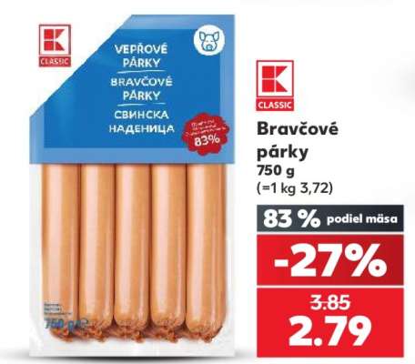 Bravčové párky