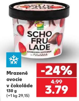 Mrazené ovocie v čokoláde 130 g