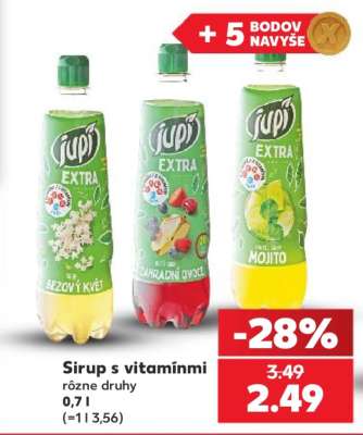 Sirup s vitamínmi