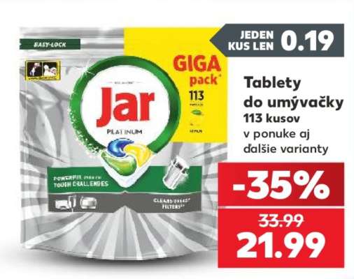 Tablety do umývačky 113 kusov