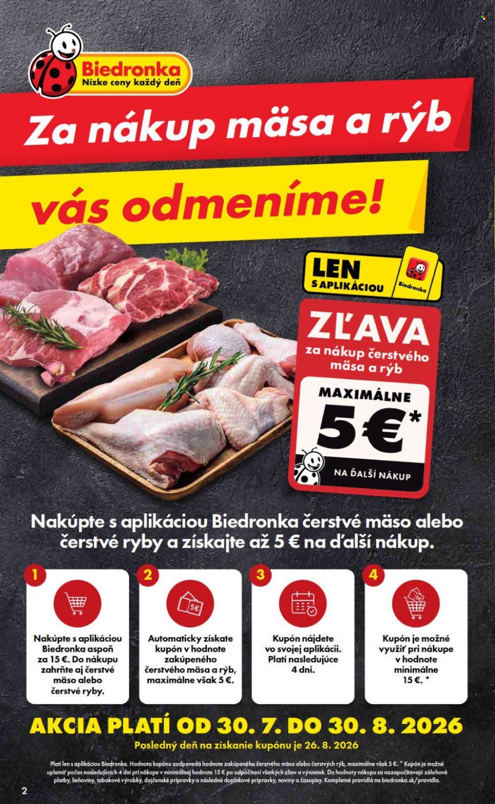 Leták Biedronka - 20.8.2026 - 26.8.2026. Strana 2