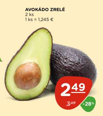 Avokádo zrelé
