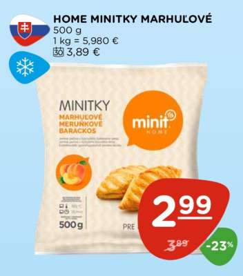 HOME MINITKY MARHUĽOVÉ
