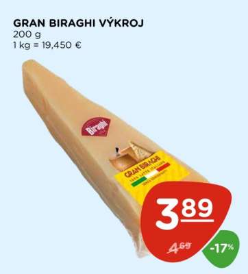 GRAN BIRAGHI VÝKROJ