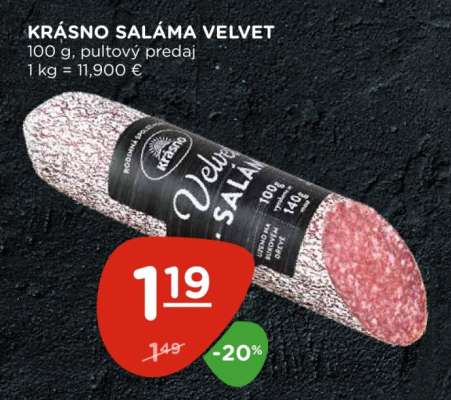 KRÁSNO SALÁMA VELVET