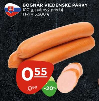 BOGNÁR VIEDENSKÉ PÁRKY