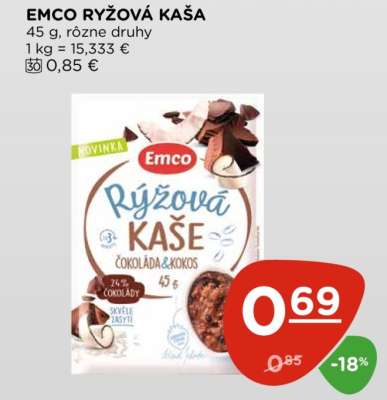 Emco ryžová kaša