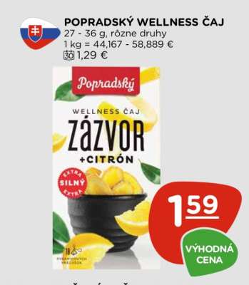POPRADSKÝ WELLNESS ČAJ