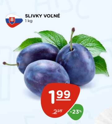 SLIVKY VOĽNÉ