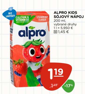 ALPRO KIDS SÓJOVÝ NÁPOJ