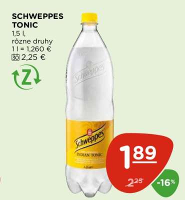 Schweppes tonic