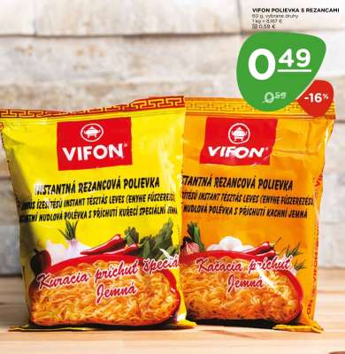 VIFON POLIEVKA S REZANCAMI