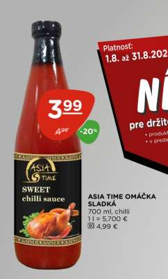 ASIA TIME OMÁČKA SLADKÁ