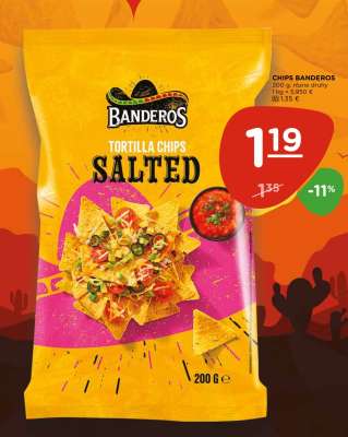 Bandero's Tortilla Chips Salted