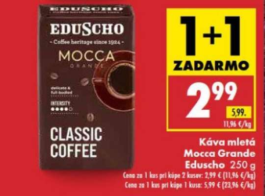 Káva mletá Mocca grande Eduscho 250 g