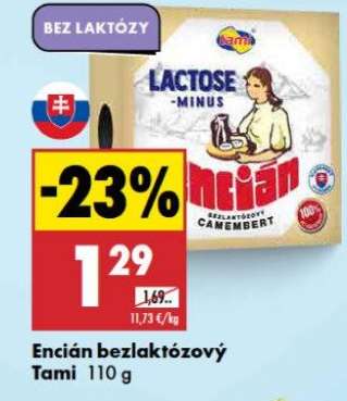 Encián bezlaktózový Tami 110 g