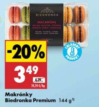 Makrónky Biedronka premium