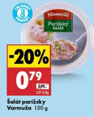 Šalát parížsky Varmuža 150 g