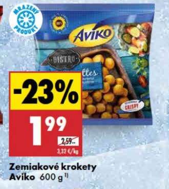 Zemiakové krokety Aviko 600 g