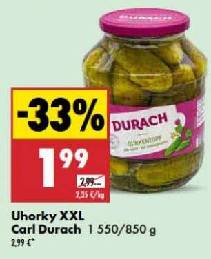 Uhorky XXL Carl Durach