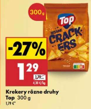 Krekery rôzne druhy Top 300 g