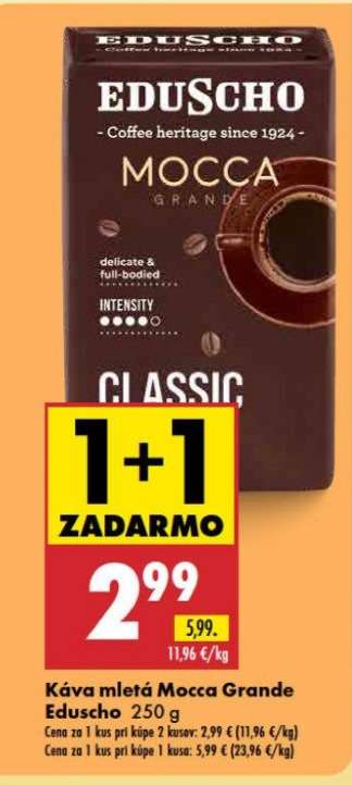 Káva mletá Mocca grande Eduscho 250 g