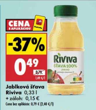 Jablková šťava Riviva