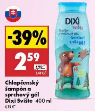 Chlapčenský šampón a sprchový gél Dixi Svište 400 ml