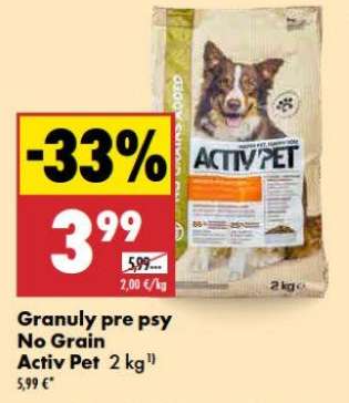 Granuly pre psy No Grain Activ Pet 2 kg