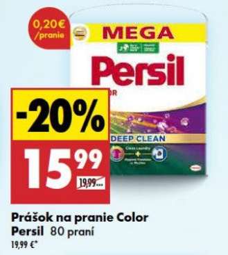Prášok na pranie Color Persil 80 praní