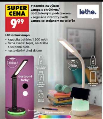 LED stolná lampa