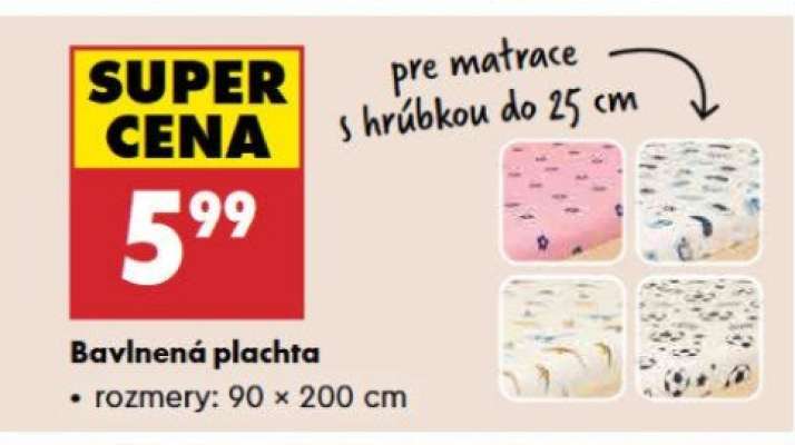 Bavlnená plachta