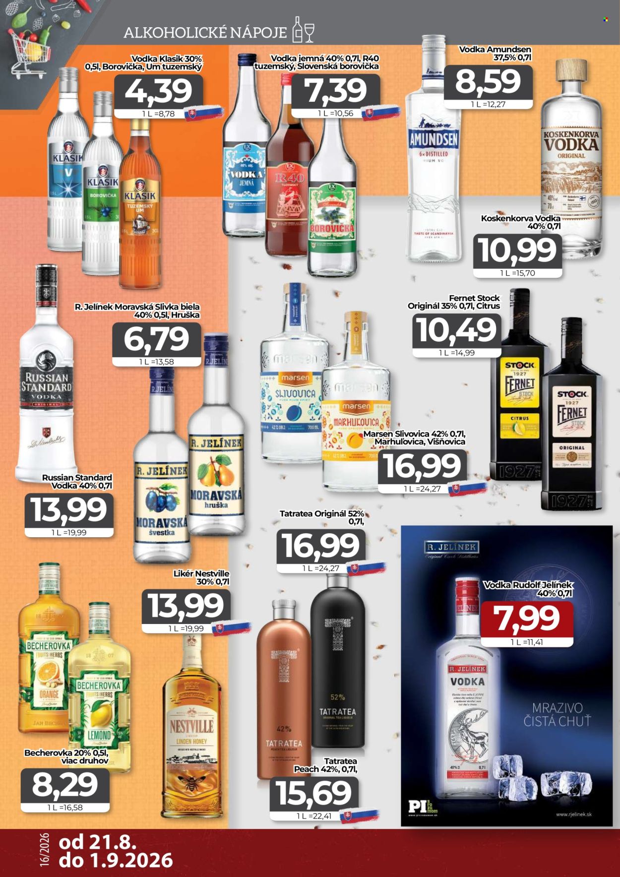 Leták CBA Komfos - 21.8.2026 - 1.9.2026. Strana 14